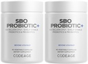 Codeage SBO Probiotica, 100 miljard CFU per portie, Multi Stain bodem gebaseerde organismen Blend en Organic Fermented Botanical Blend, Phelp Stable - 2 Pack