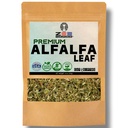 ZeeHERBS Biologische Alfalfa Leaf 4 oz. (113g) Pack, USDA Certified Biologische Alfalfa Leaf Herb Loose Leaf Thee, Premium Quality Medicago Sativa Herb, Cut & Sifted, Alfalfa Thee bladeren