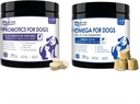 NATUUR TARGET Probiotica voor honden - Omega 3 Visolie voor honden