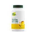Verse voeding Vegan Vitamin D3 + K2 Capsules - 5000 IE D3 + 100 mcg K2 als MK-7 voor optimale absorptie - Immune Health, Bone Health, Mood - Niet GGO - 90 Capsules, 3 maanden levering