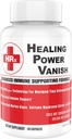 Herp Rescue Healing Power Vanish, Immune Support for Women, Mushroom Supplement, Pure Shiitake Mushroom, Beta Glucan, Red Marine Algen, 60 Capsules