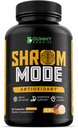 Biologische paddo supplement 10-in-1, Reishi, Lions Mane, Cordyceps, Chaga, Turkije staart, natuurlijke Immune & Cognitive Health Boost, 60 Veggie Capsules