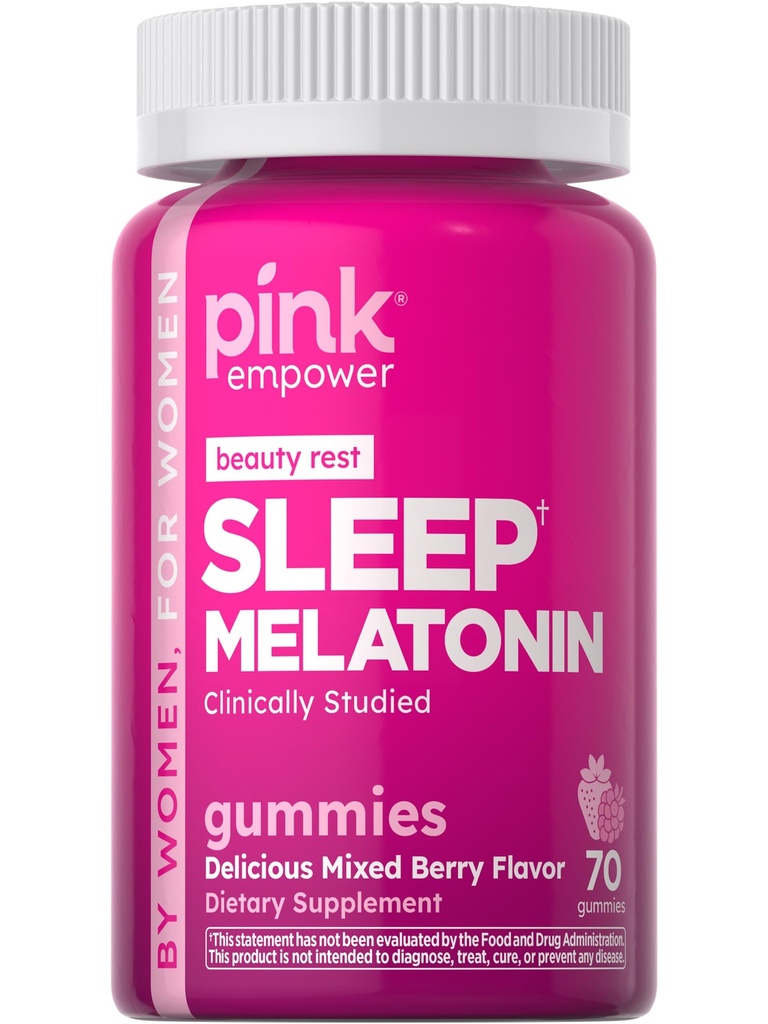 PINK Melatonine Gummies 10mg Max Potency 