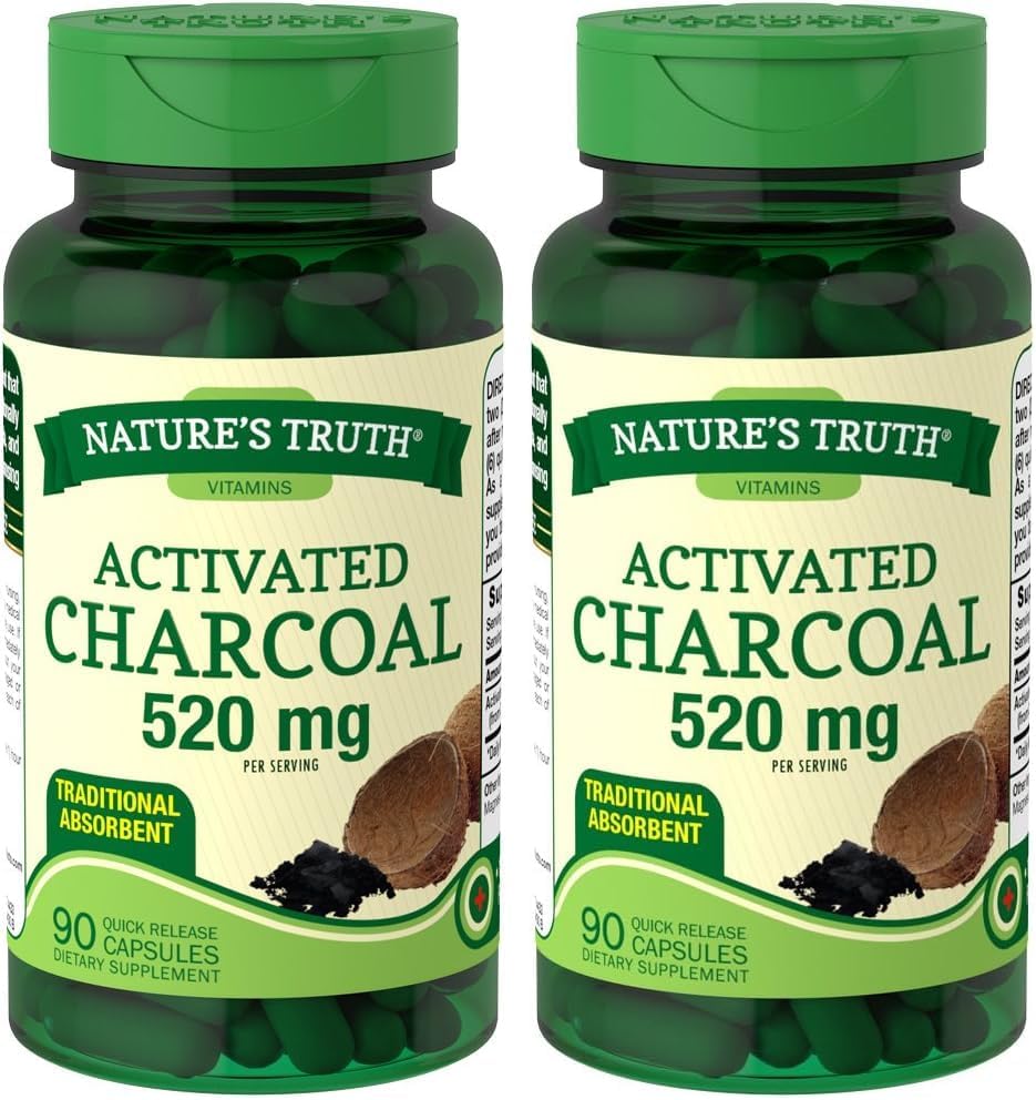De waarheid van de natuur geactiveerd Charcoal, 2 Pack