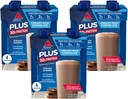 Atkins Creamy Milk Chocolate PLUS Proteine Shake, 30g Proteïne, 7g Fiber, 2g Net Carb, 1g Sugar, Keto Friendly, Low Carb, High Protein Drink, 12 Tellen