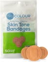 Tru-Kleur Skin Tone Spot Bandages, Hersluitbare Tas (50 Aantal) - Flexibel, Waterdicht, PFAS-Gratis lijm Strips Help Blisters te beschermen, Pumples, Pokes - Olive