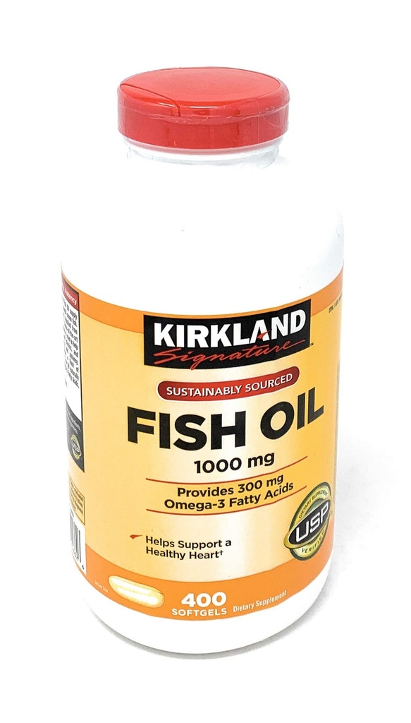Kirkland Handtekening Visolie Concentraat met Omega-3 vetzuren, 800 Softgels, 1000mg