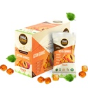 – Peach Flavor – Gommies d'énergie 4-en-1 pour l'énergie, l'hydratation, l'immunité, la récupération. Améliore l'endurance et la performance. Base végétale et sans gluten. 12 sacs, 10 gommes chacun.