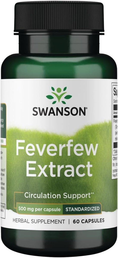 Swanson Koorts weinig Extract 500 Milligrammen 60 Capsules
