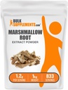 BulkSupplements.com Poudre d'extrait de racine de marshmallow - Supplément de racine de marshmallow, supplément à base de plantes - Sans gluten, 1,2 g par portion, 1kg (2,2 lb) (paquet de 1)