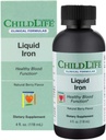 ChildLife Essentials Liquid Iron - IJzersupplementen voor kinderen, Ondersteunt gezonde bloedfunctie, all-natural, Glutenvrije, ijzer druppels voor zuigelingen - natuurlijke Berry Flavor, 4 Fl Oz fles