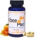 AbeeMed Bee Venom Capsules - Supplément Apitoxine Naturelle avec/Manuka Honey - Soutien à l'inflammation et à la mobilité, articulaire et musculaire Discomfort - Sprains de soutien, Bruises et Fraises - 60 Compte (30 portions)