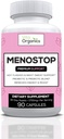 MenoStop - Hot Flashes and Menopause Support - Black Cohosh, Ashwagandha, Dong Quai, Prebiotic and Probiotic Blend - 30-Day Supply