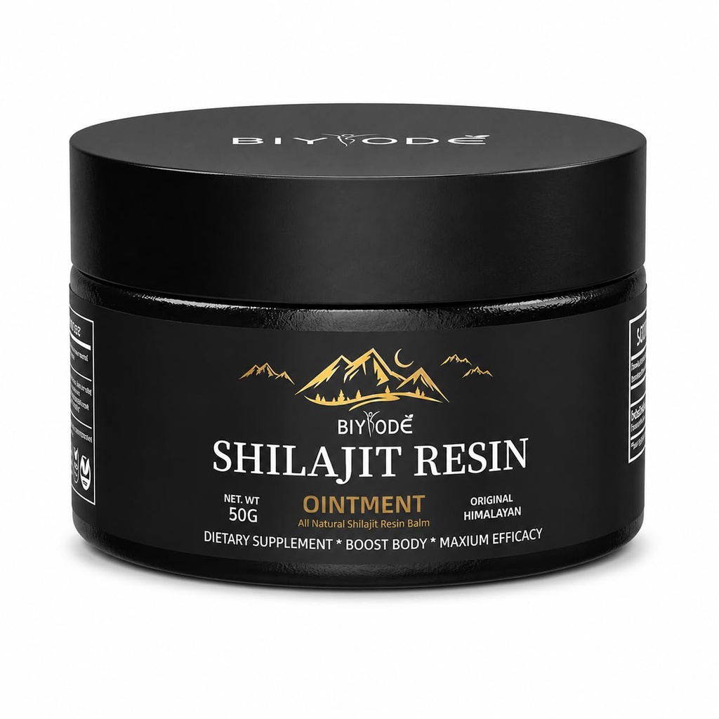 Himalaya Pure Shilajit Resin 600mg 100 Serves with Fulvic Acid & 85+ Trace Minerals Vegan Non-GMO Energy Supplement for Men & Women Ancient Ayurvedic Formula