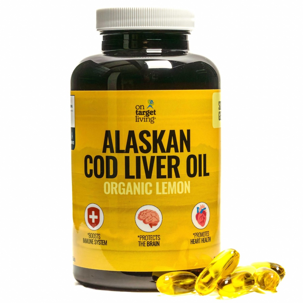 Op Target Living Alaska Cod Liver Oil 120 Zachte Gels 