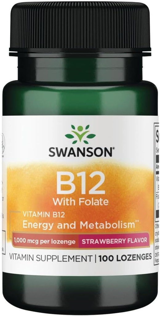 Swanson Vitamine B-12 Lozen 1000 mcg 100 Lozen