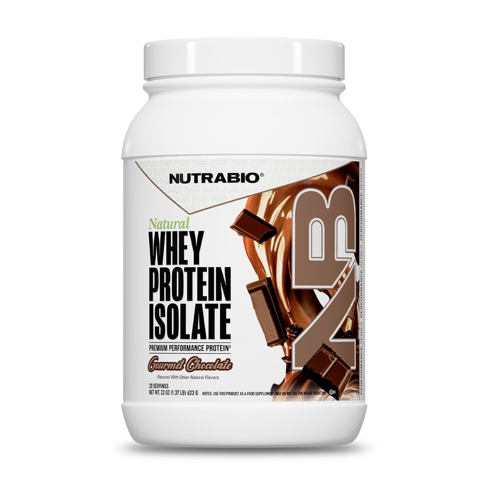 NutraBio Grass Fed Wei Isolaat Proteïne Poeder - 25G eiwit per scoop - Suikervrij natuurlijk Lean Muscle Proteine Supplement - Chocolate Mikshake - 2 pond, 29 porties.