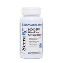 Serra-RX 80.000 SPU Serrapeptase - Acid-Resistant Proteolytische Systemische Enzyme, Non-GMO, Glutenvrij, Veganistisch, Ondersteunt Sinus & Lung Health, 90 Veg Capsules