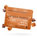 SGC Concentration la plus élevée 100mg Caféine par Gummy, 2 Gummies par paquet, 12-Pack Mocca Shots Caramel Salé à base de plantes d'énergie instantanée nootropique avec Ginkgo biloba, Theobromine.