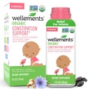 Welllements Organic Constipatie Ondersteuning voor 6 maanden + baby's en peuters (4 Fl Oz)