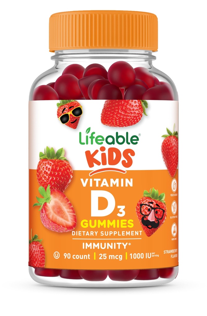 Levensvatbare kinderen Vitamine D Gummies 