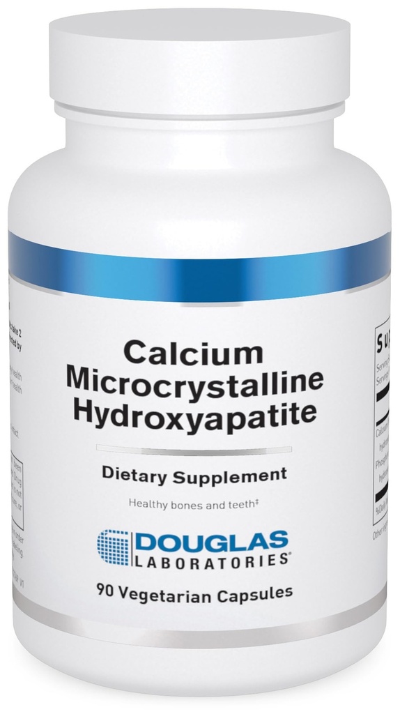 Douglas Laboratories Calcium Microkristallijne Hydroxyapatiet - Tanden & Bone Health Support* - met Calcium & Fosfor Micronutriënten - Dieetsupplementen - 90 tabletten