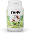Thriv THriV Nutrition - Biologische plantaardige eiwitpoeder, chocolade of vanille, veganistisch, glutenvrij, non-GMO, zuivelvrij, (2,5lb/1.140g) Poeder (Vanilla)