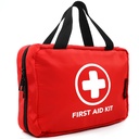 330 Piece First Aid Kit, Premium Waterproof Compact Trauma Medical Kits voor elke noodgeval, Ideaal voor thuis, kantoor, auto, reizen, buiten, kamperen, wandelen, boot varen (rood)