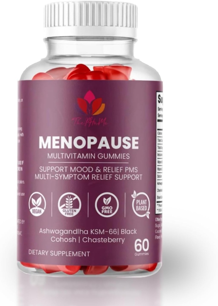 Menopauze Gummies with Black Cohosh & Ashwagandha KSM-66 