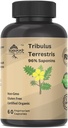 Tribulus Terrestris supplement voor mannen en vrouwen supplement Booster voor energie, vitaliteit, uithoudingsvermogen en prestaties (verpakking van 20 capsules)