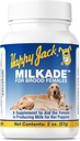 HAPPY JACK Milkade Hondenfokkerij & Nursing Supplies, Melkproductie Steun voor vrouwelijke honden & gezonde nest, zwanger prenatale vitamine met vitamine B1 (2 oz)