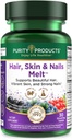 Zuiverheid Producten Haar, huid + nagels Smelt 1000mcg B-12 + 2500mcg Biotine Energie Berry Melt - Delicious Berry Lemonade Flavor w/Super Fruit - B12 Methylcobalamine - 30 smelttabletten