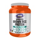 MAINTENANT Aliments Sports Nutrition, Protéines de riz brun germé, 80% Protéines, Poudre non aromatisée, 2-Pound