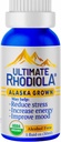 Ultimate Rhodiola®, Alaska Grown, Alcoholvrij, Gecertificeerde Biologische, Rhodiola Rosea Tinctuur, CO2 gewonnen, Verminder Stress, Verbeter Energie en Mood, Adaptogen, Nootropic, 3rd Party Tested