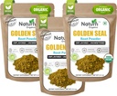 Naturefi Organic Goldenseal Root Powder - 10.5 oz, 300 Servings *USDA Organic Lab Tested * Pure Natural Goldenseal Root Powder Supplement
