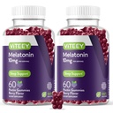Viteey Mélatonine Gommies 10mg - Gommies de sommeil pour adultes Melatonine de force supplémentaire - végétalien, sans OGM, sans gluten - 120 Nombre