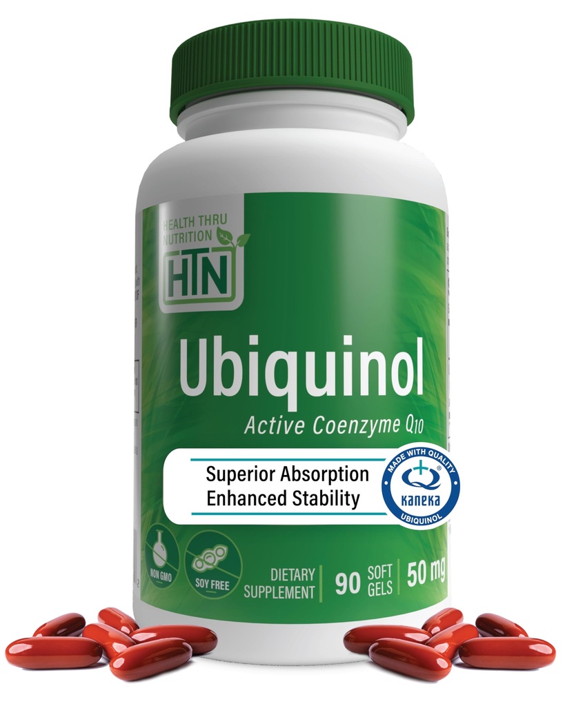 Gezondheid Thru Nutrition Ubicuryl 50mg 90 Softgels als Kaneka QH Gereduceerd CoQ-10 