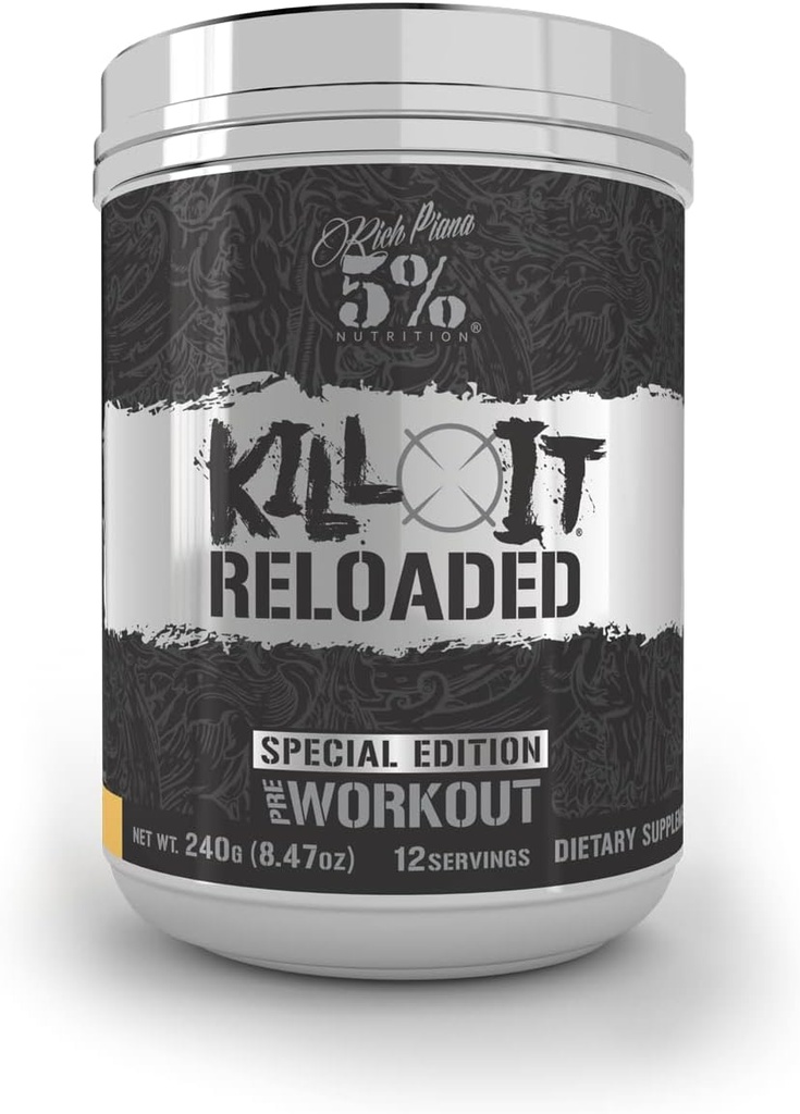 5% Voeding Rich Piana Kill It Reloaded High Stim Pre-Workout 