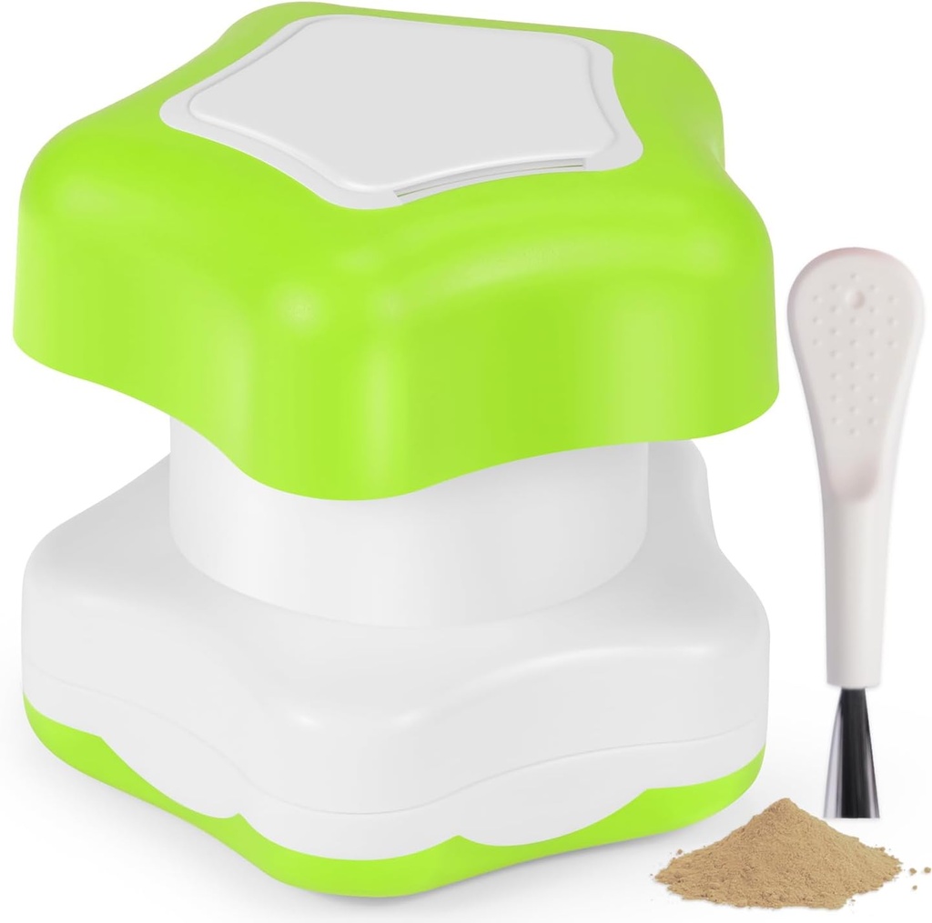 Johnbee Pill Crusher, Pill Grinder Fine Powder Extreem fijn. Opslagruimte. Pillenverbrijzelaars voor ouderen, familie en huisdieren. Siliconenranden. Meerdere pillen in één keer vermalen - Schoonmaakborstel (groen)