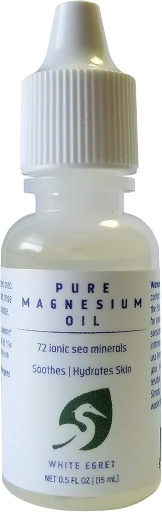 White Egret Pure Magnesium Oil, 0,5 oz