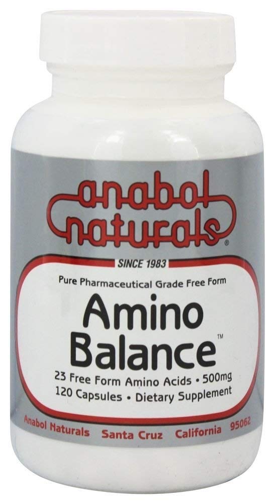 Amino Balance 120 caps, Energy Amino Supplement, Complete 23 Vrije vorm Amino Blend Formule met B