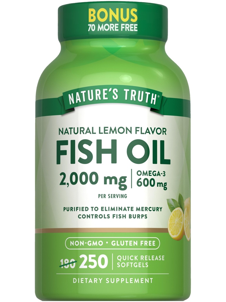 De waarheid van de natuur Fish Oil 2000 mg 