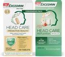 Excedrin Head Care Proactive Health Dietary Supplement - 110 Tel en Hoofdzorg Replenish Plus Focus Drink Mix van 24 Packets Convenience Pack
