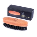 ZEUS Pocket Baard & Snorborstel voor mannen, Reisgrootte Grooming Tool met Zacht Boar Haarborstel voor Baard Styling & Ontwarring (Made in Germany) N92