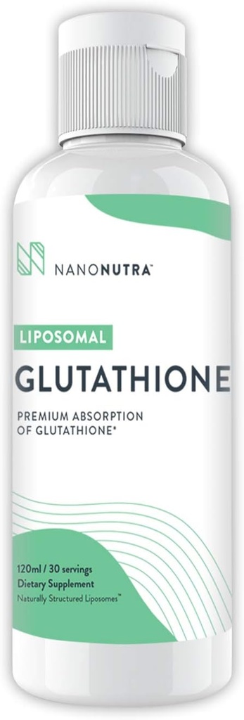 Liposomale Glutathion Antioxidant 500mg Non-GMO/Non Soy Setria Liquid Glutathion Supplement Best Natural Anti Aging Antioxidant 120ml - 30 porties