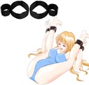 Restreindre le lit et les paillettes Sex Tie Downs pour les adultes Couples Sous Matelas Queen Taille Sweater Bed Sex Hand Cuff Set Wrist Ankle Spreaders Bar Bondage Sex Bed Straps for Adult Play Women P-1402