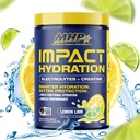 MHP Impact Hydration Electrolyte Create Sports Drink Mix, Geen kunstmatige zoetstoffen of kleuren, prestaties, kracht, herstel, citroen lime, 30 porties