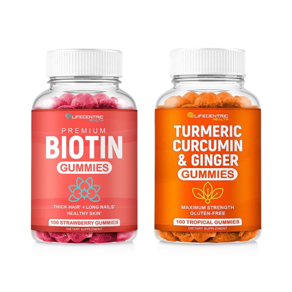 Biotine & Turmeric Vegan Gummies Combo 