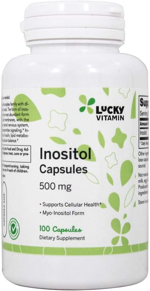LuckyVitamine - Inositol Cellular Health 500 mg. - 100 Capsules