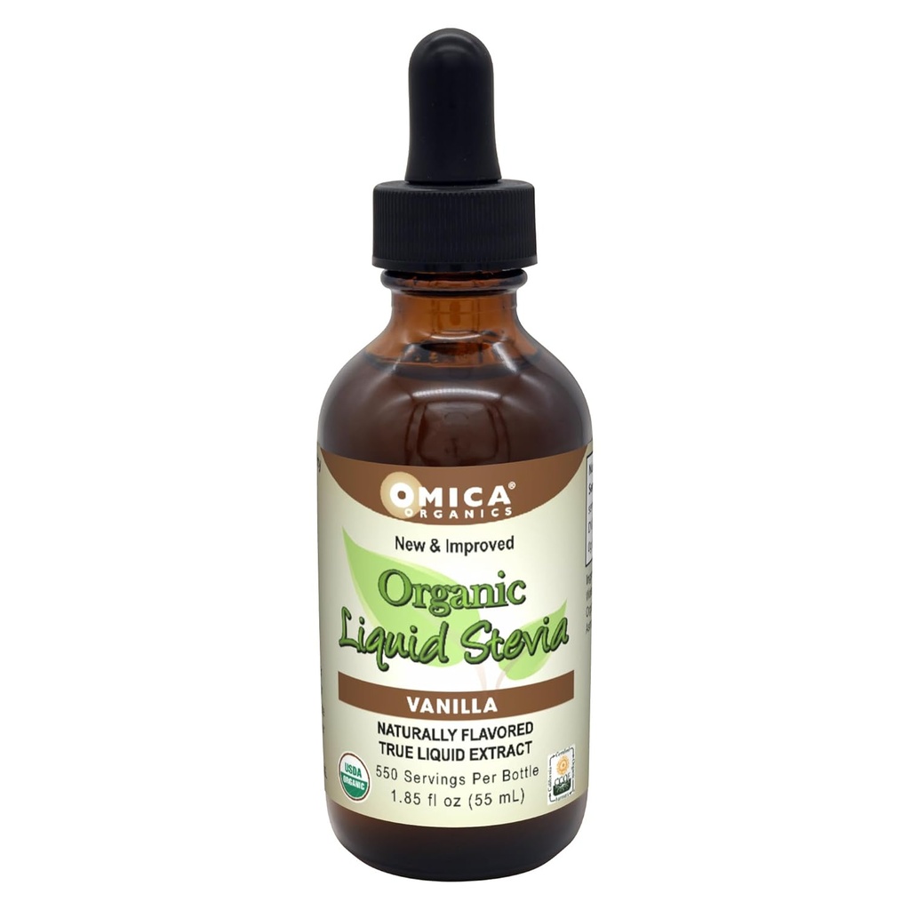 Omica Organics Liquid Stevia - Vanille (1,85 fl oz)